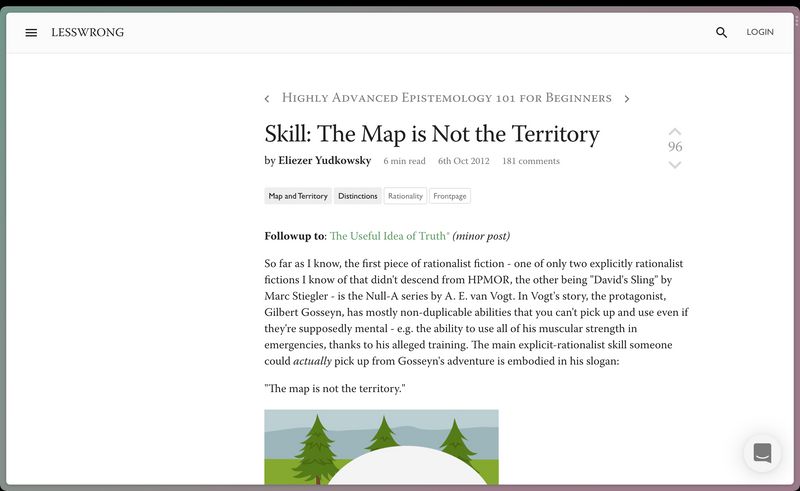 lesswrong forum website screenshot